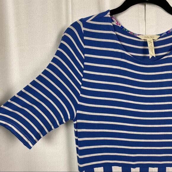 Matilda Jane Blue Stripe Road Ahead Maxi Dress Sz.S - Picture 7 of 14